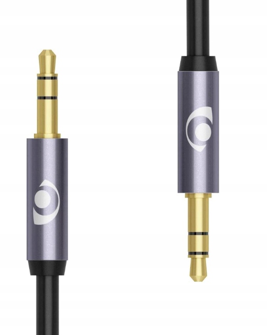 Kabel audio jack NALIA 2m 3,5 mm do 3,5 mm czarny Marka inna