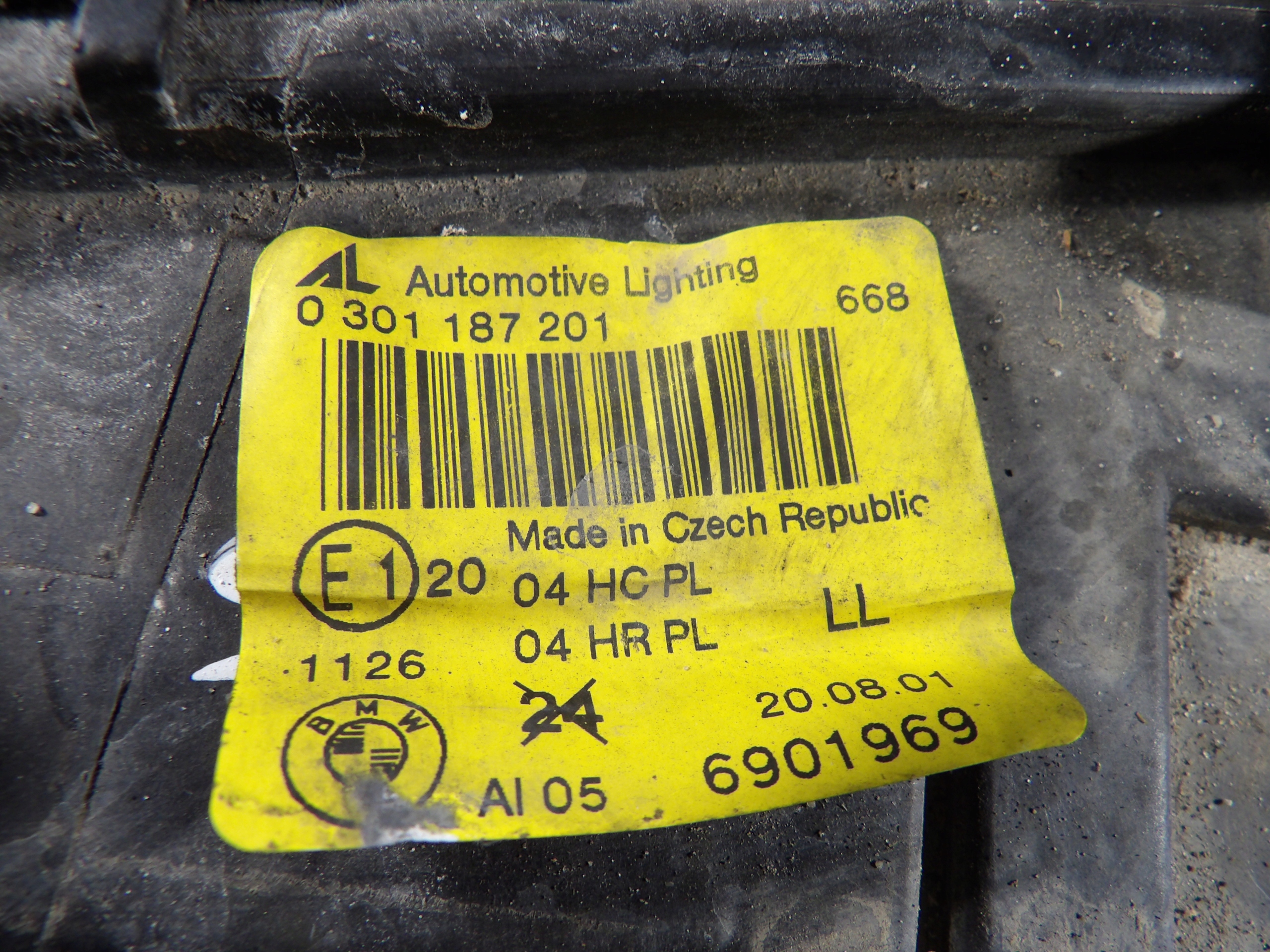 BMW E46 light front left lift 0301187201 6901969
