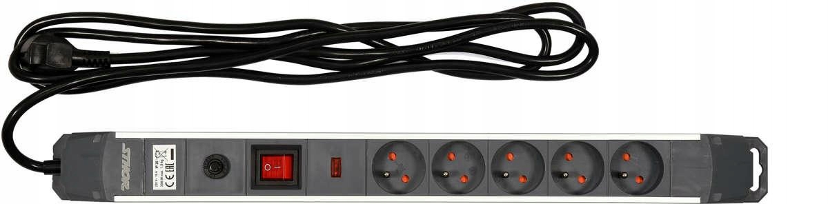 Prodlužovací Kabel s přepěťovou ochranou a ochranou proti přetížení U.5gx3.0m Sthor