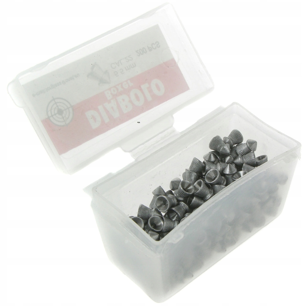 Śrut Do Wiatrówki Kandar Diabolo Boxer Ostry 5,5mm Wiatrówka 200szt 5,5TR