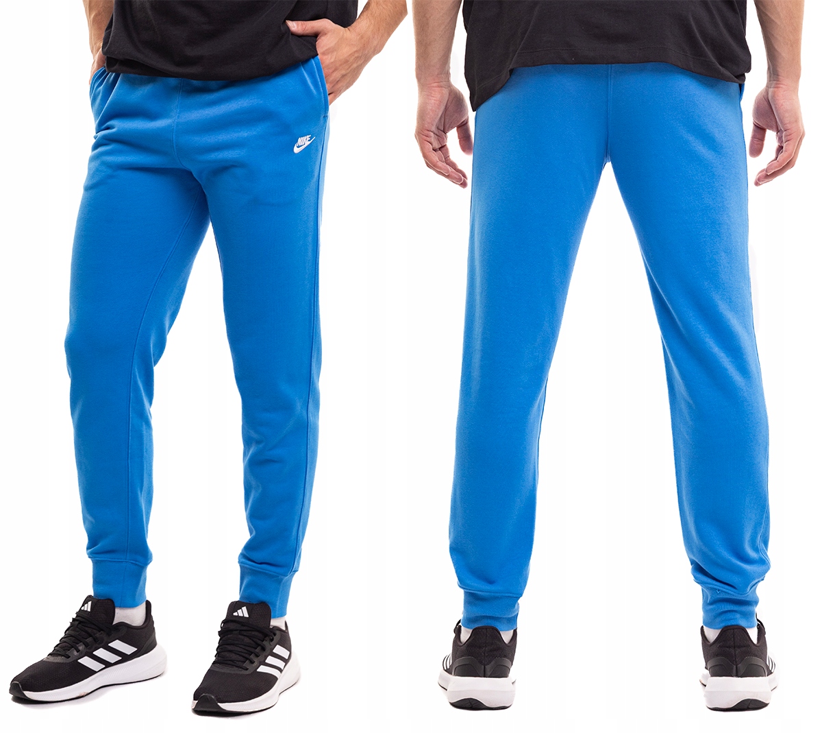 Pánské kalhoty Nike Club Joggery Sportovní teplákové kapsy modré vel. S