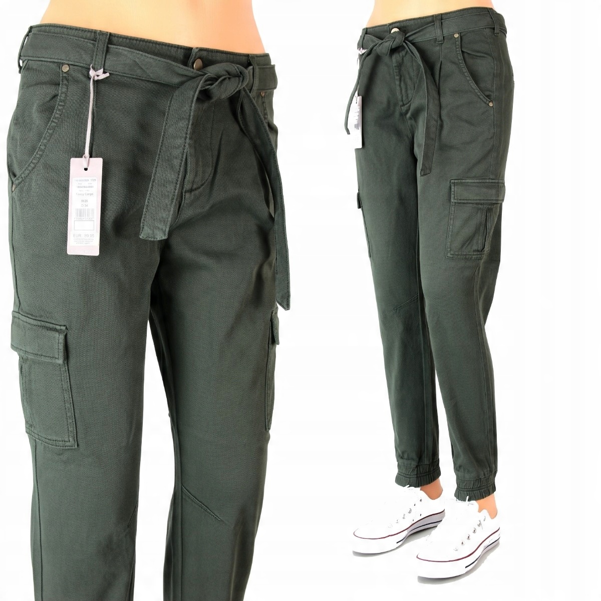 

Mustang Fancy Cargo Jeans Spodnie Bojówki_ W26 L32