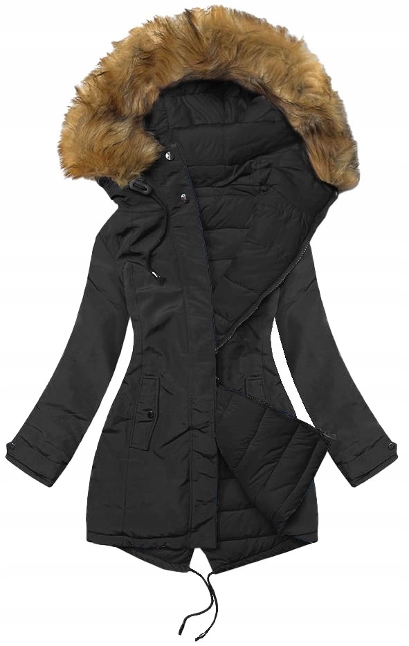 Oboustranná Bunda 2M-21508 Černá L (40)