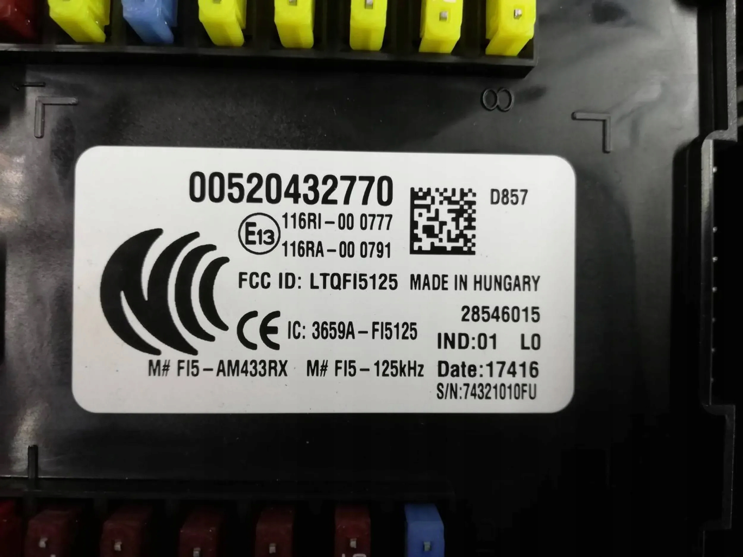 Jeep Renegade MODUŁ BSI 520432770 Typ samochodu 4x4/SUV