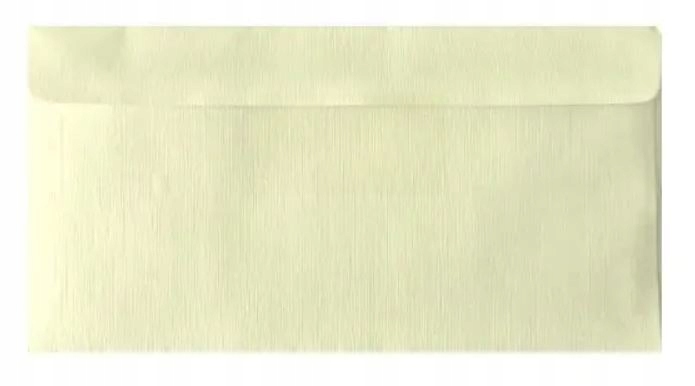 

Koperta ozdobna fakturowana Dlnk Lniana ecru 10szt