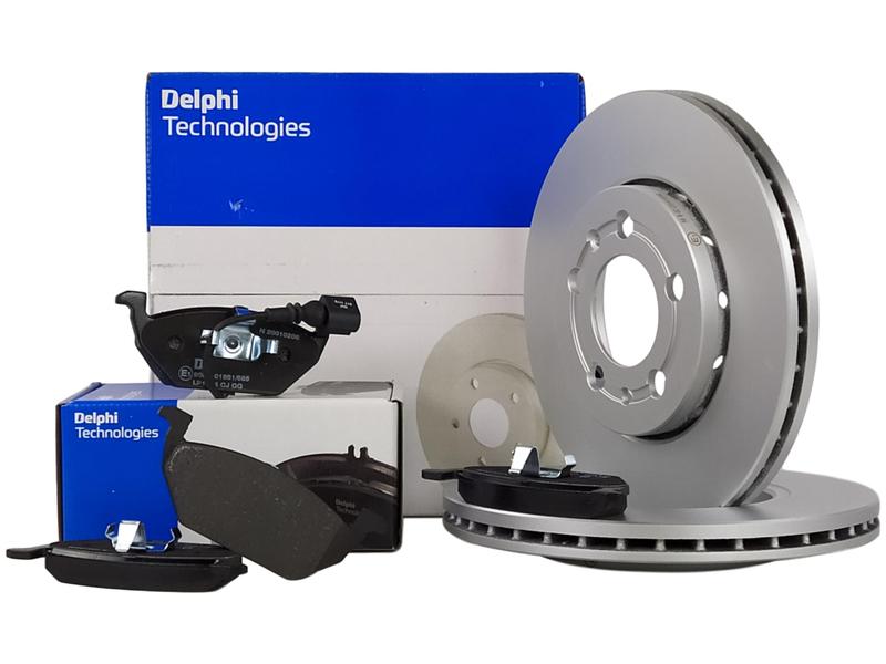 

Delphi Tarcze+klocki Przód Seat Ibiza IV 6L1