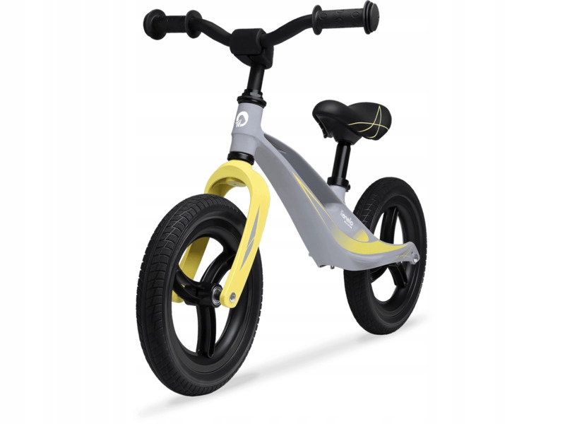 Rowerek biegowy Lionelo Bart Tour Szaro-żółty