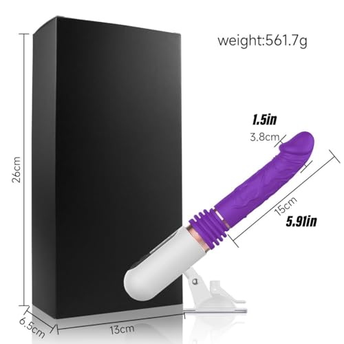 FICKMASCHINE Dildo Wibrator Dla Kobiet Z Funkcją Pchnięcia I Wibracjami — miniatura 8
