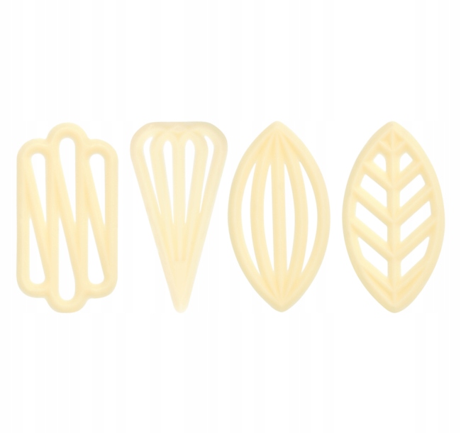 Special białe ażurki czekoladowe dekoracje Barbara Decor 575szt