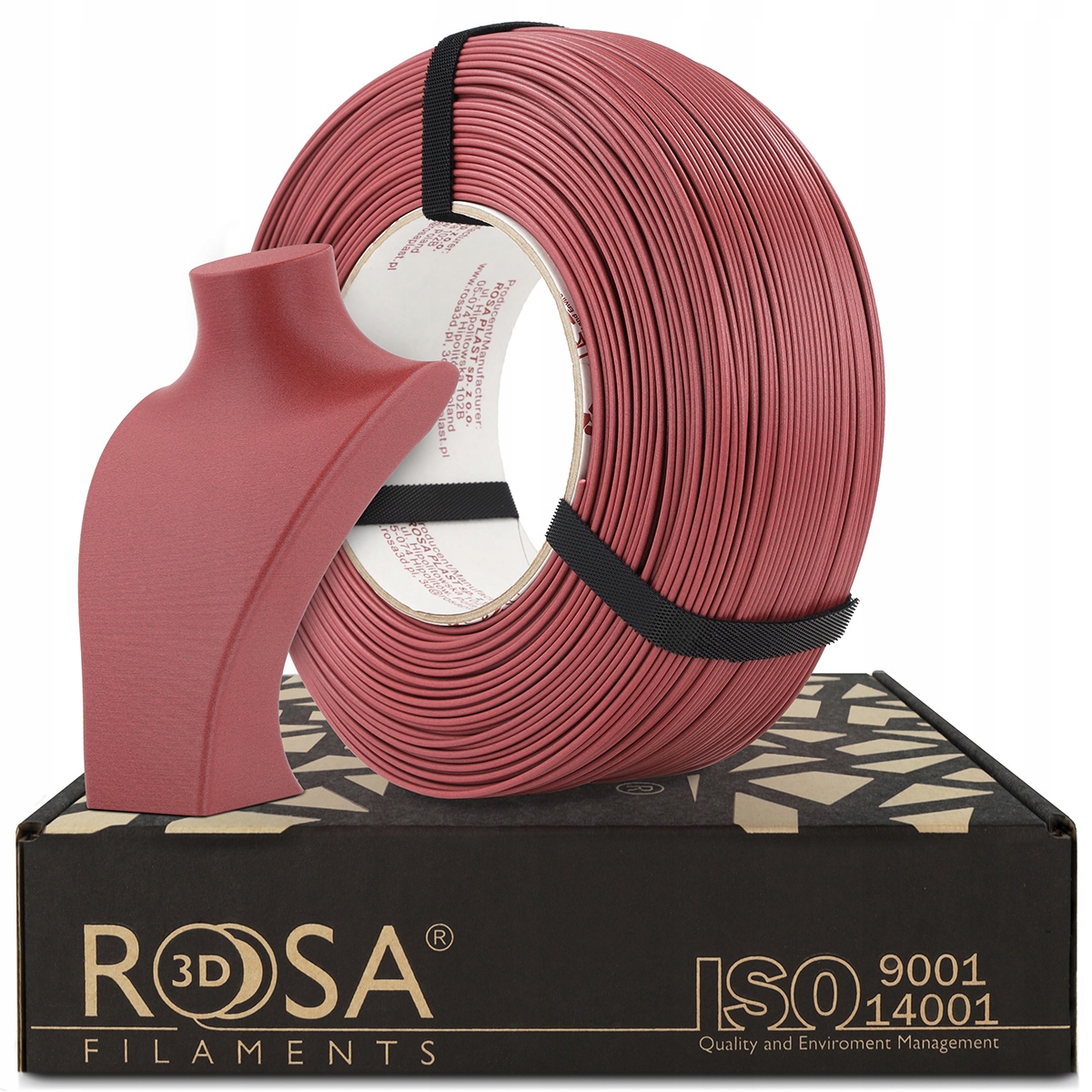 Filament 3D Rosa3D ReFill Pla-cf Matt Hibiscus Pink 1kg 1,75mm