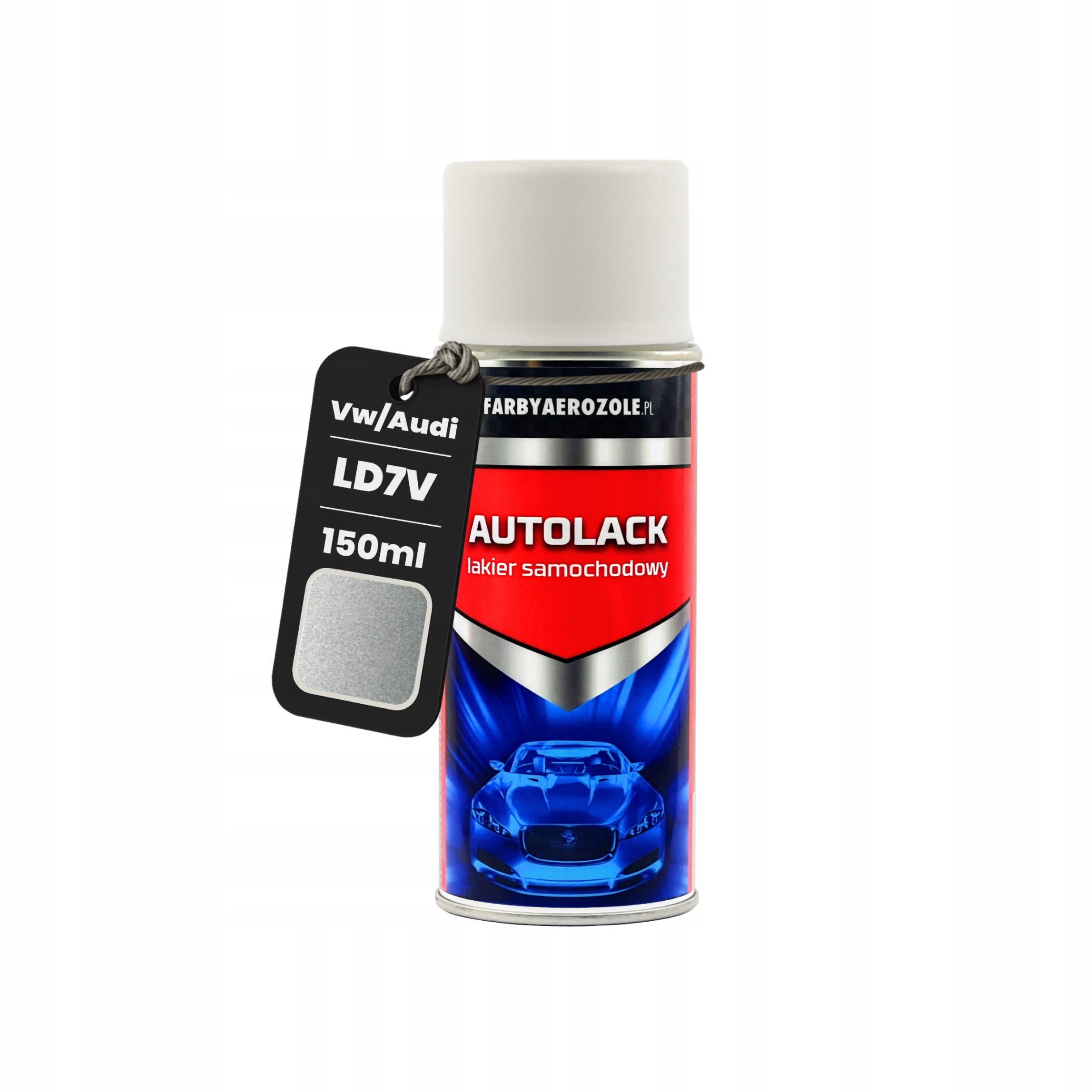 LD7V Vw Audi Silbergrau Met. Srebrny Lakier Samochodowy Spray 150ml