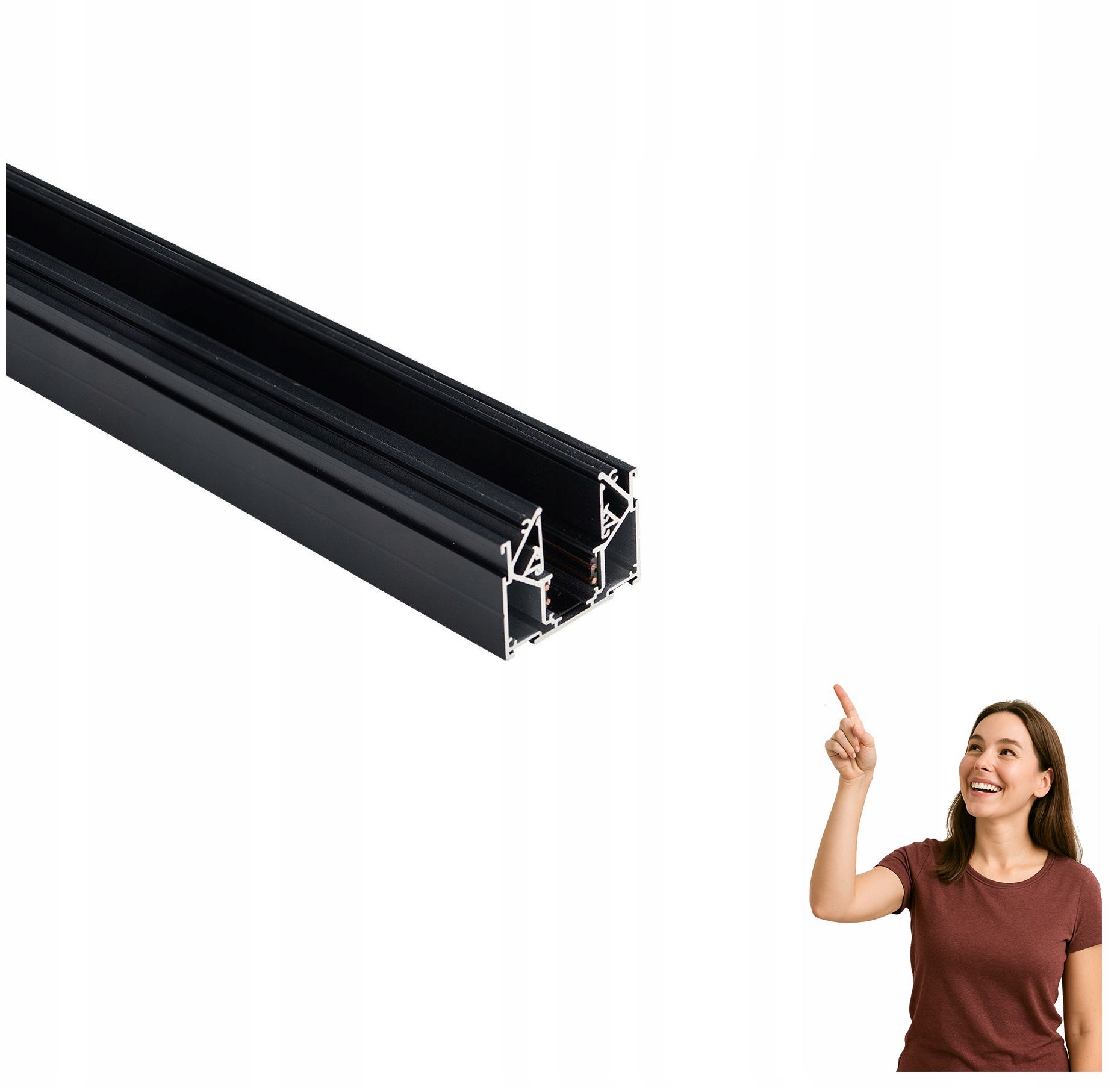 Magnetický kabel 1 m 1F/3F určený pro napínací stropy Bk Alf