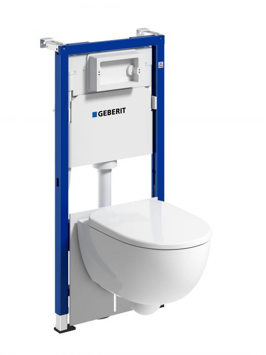 Stelaż Wc Duofix Basic z miską i deską Selnova Premium krótka Geberit 118