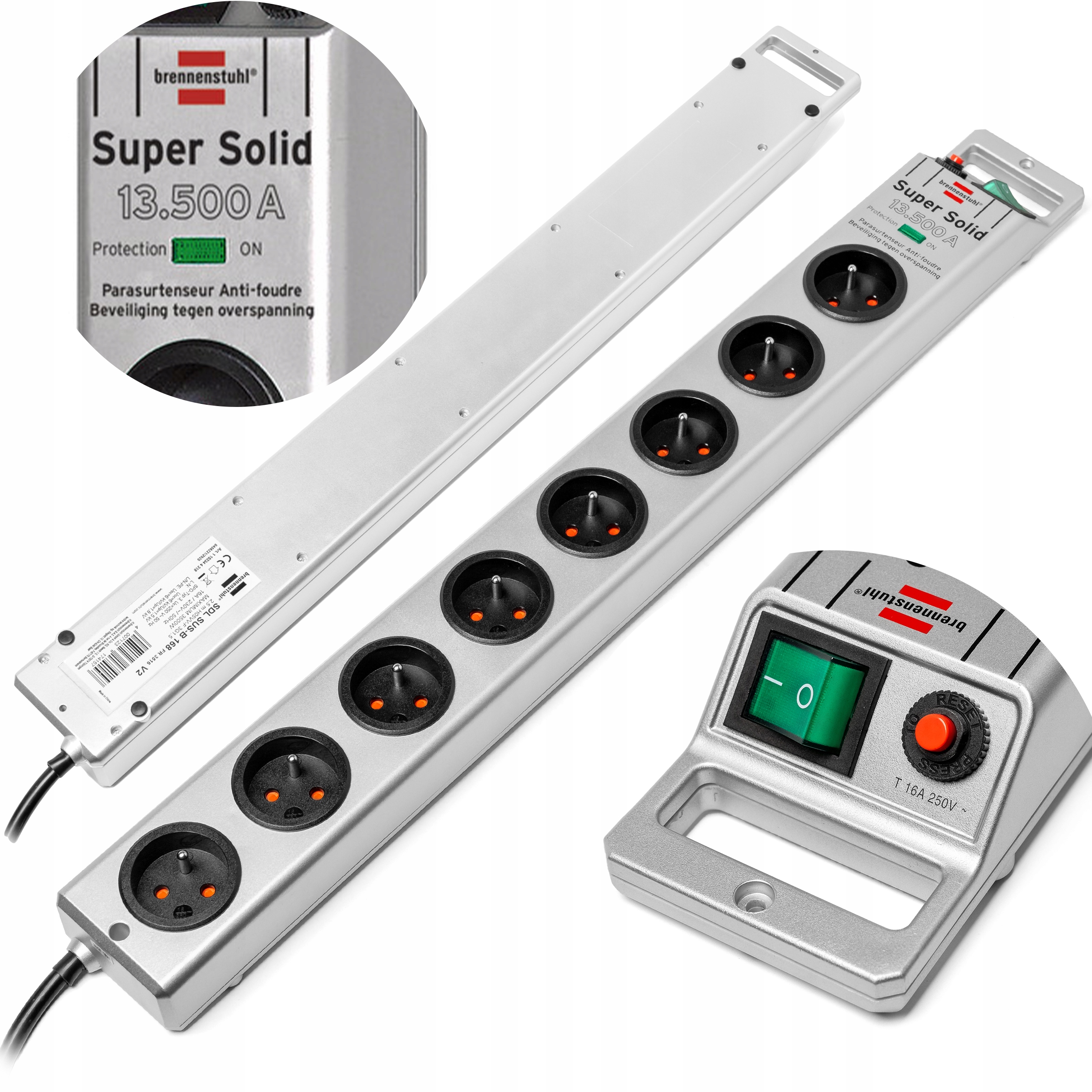 

Listwa Antyprzepięciowa 8G 13500A Brennenstuhl