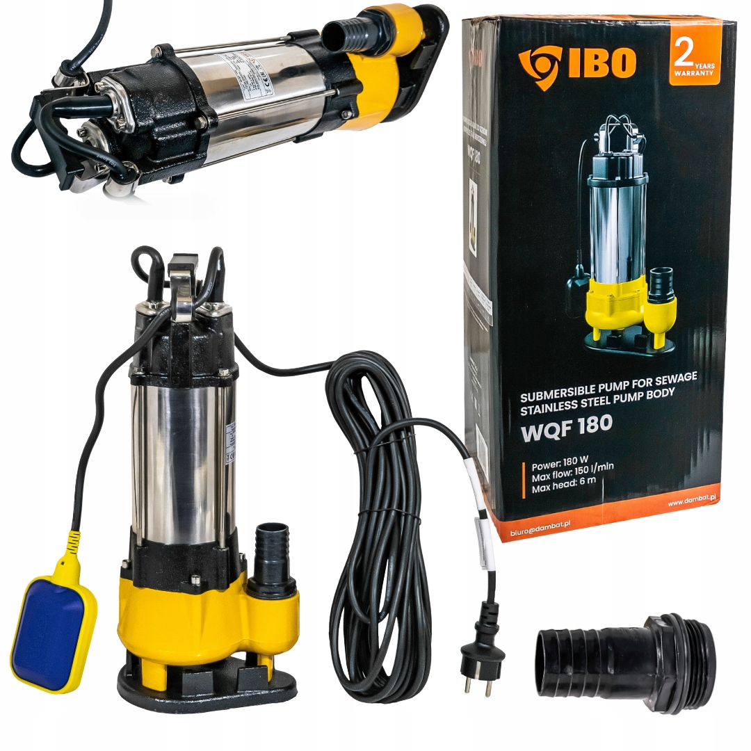Ponorná pumpa Ibo Wqf 180 230V 180 W 9000 l/h