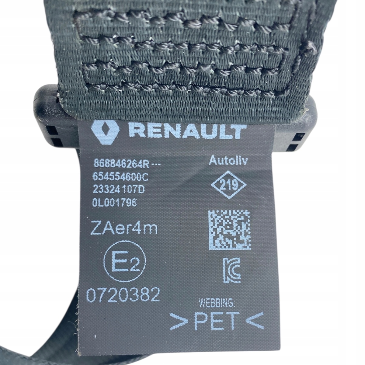ремень безопасности renault MASTER III РЕСТАЙЛИНГ 868846264R