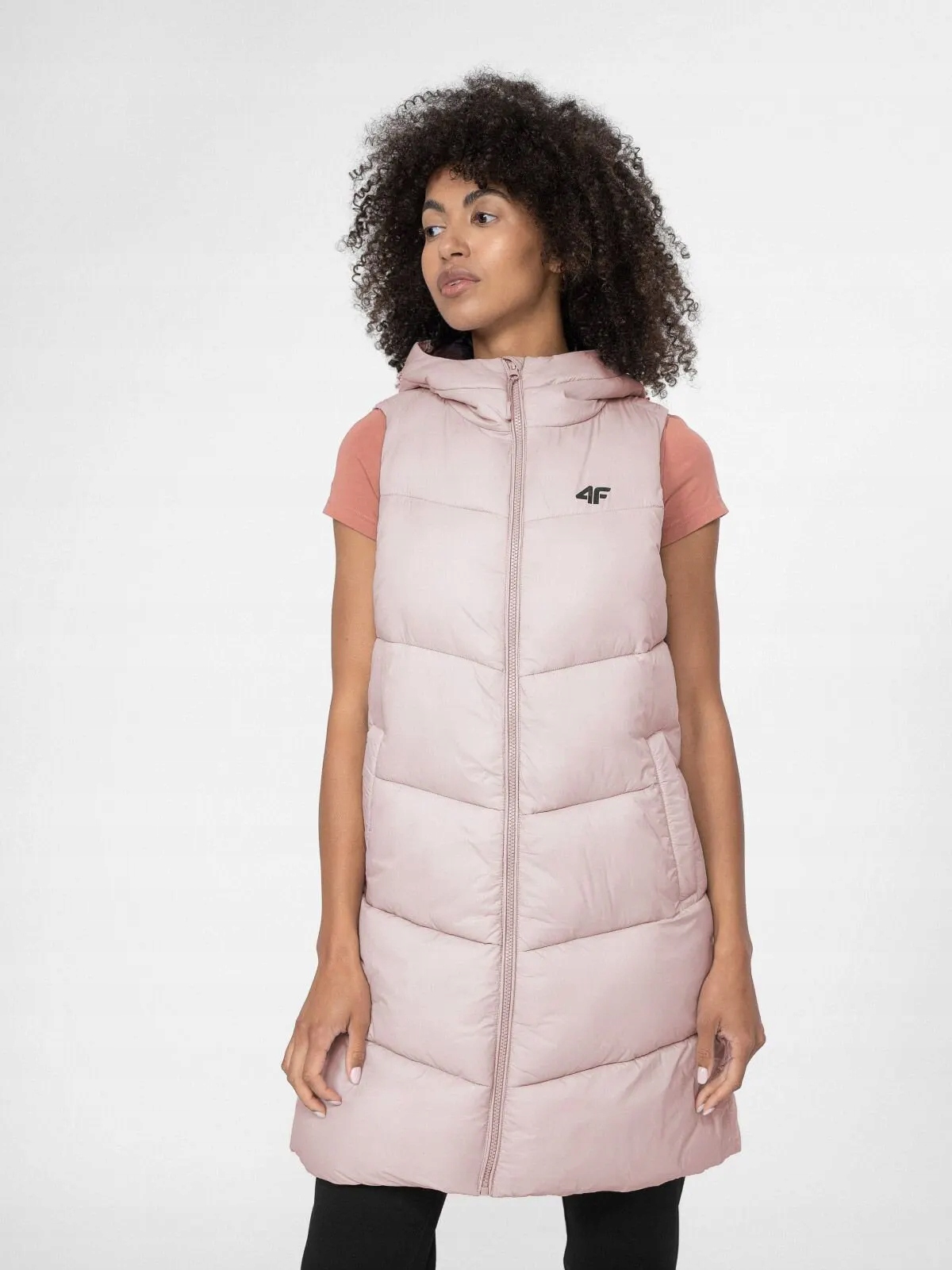 BEZRĘKAWNIK DAMSKI 4F KURTKA KAMIZELKA 4FSSF093 Rozmiar XL