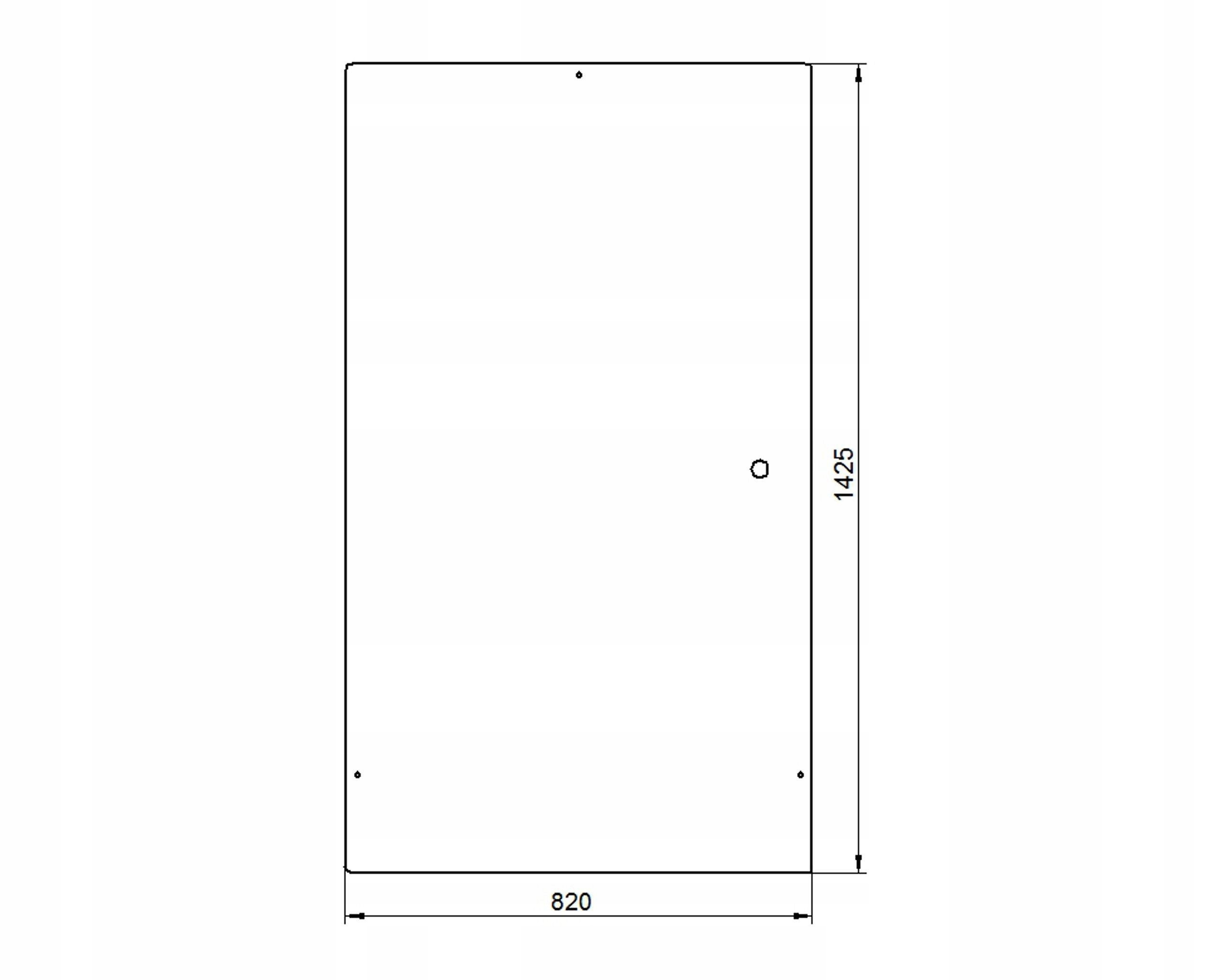sklo bagr Case přední V2447035
