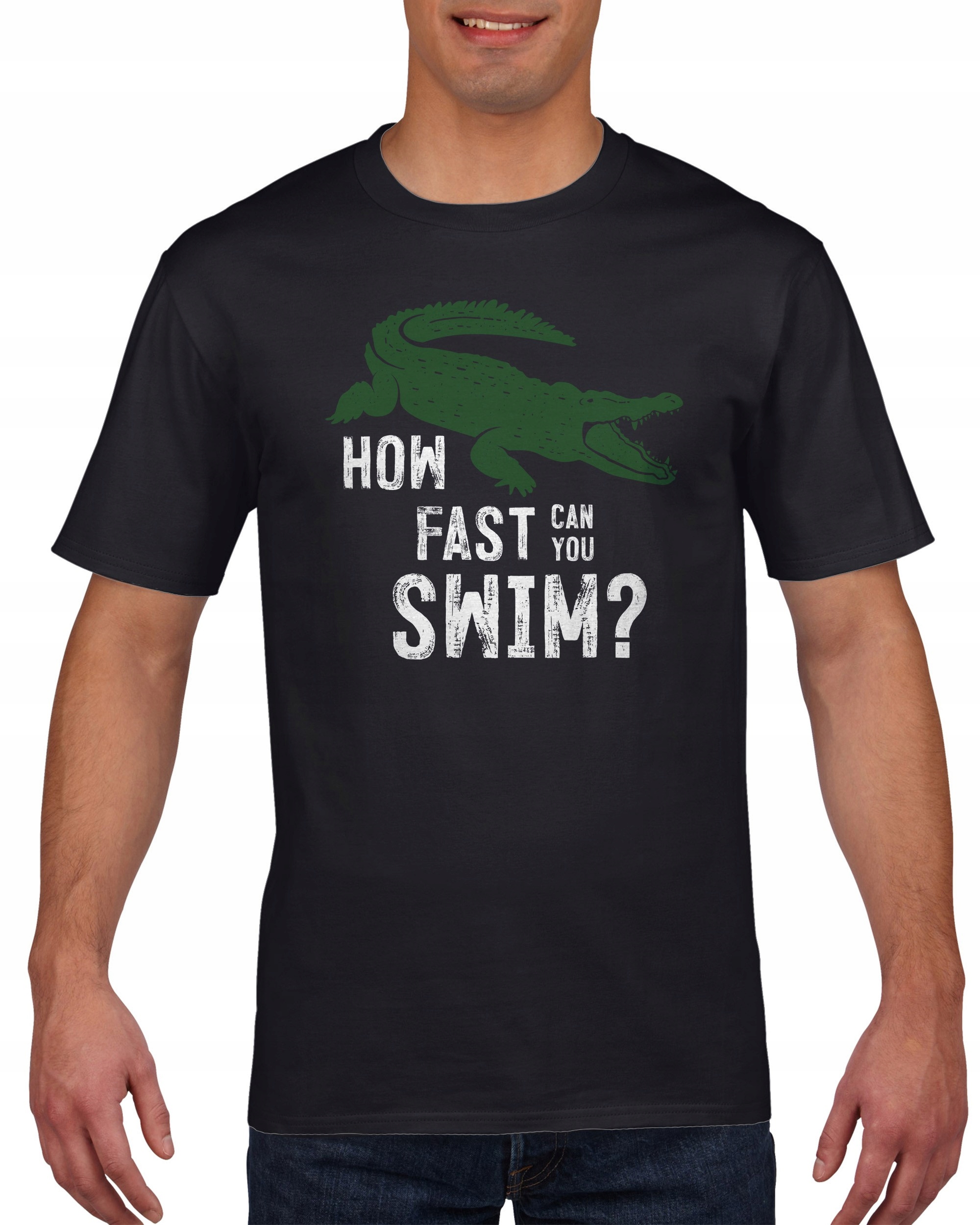 

Koszulka meska Krokodyl Aligator Plywanie XL