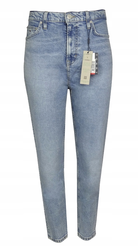 Tommy Jeans dámské kalhoty, Mom Jeans, modré, 27/34