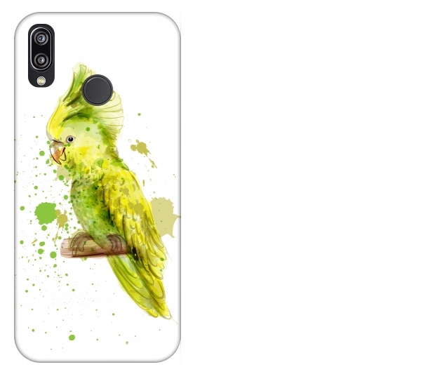 

Etui pokrowiec Huawei P20 Lite Ptak papuga akwarel