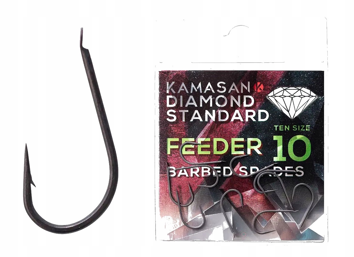 Haczyki Kamasan Diamond Standard Feeder 10szt Nr12