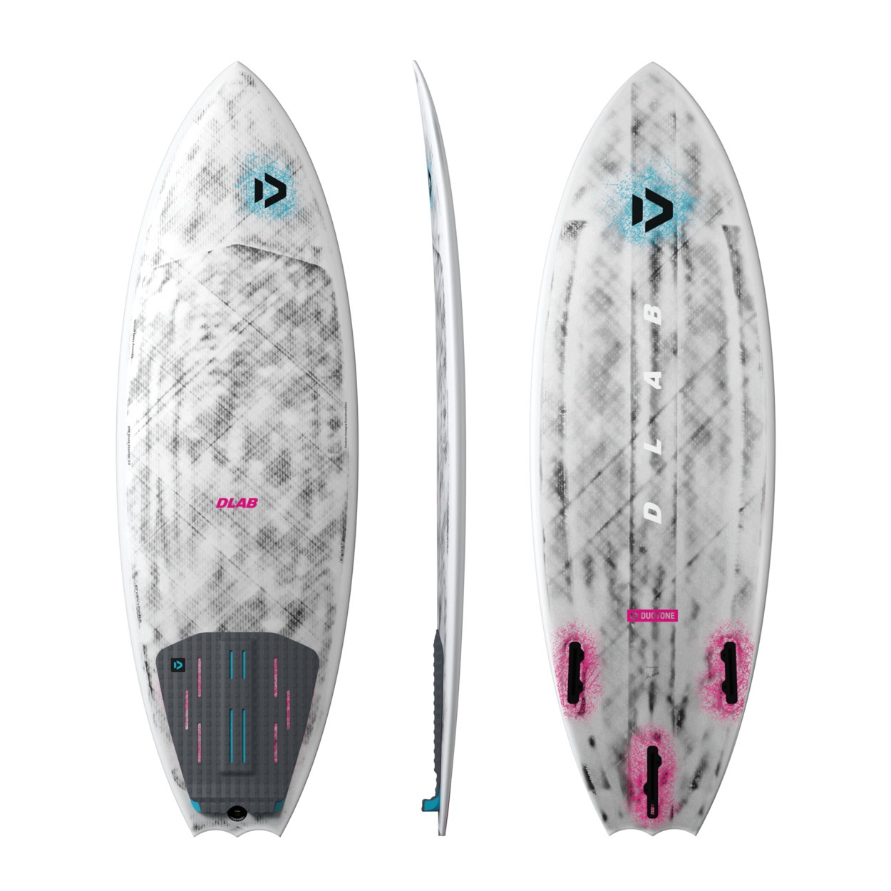 Dtk 2027 Deska Kite Surf Volt D/lab 5'1 C61:black/grey