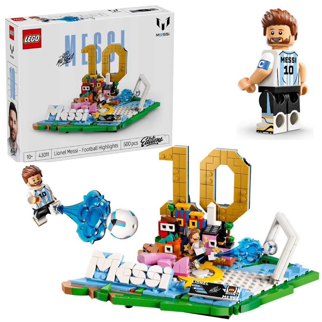 Lego Editions 43011 Lionel Messi Fotbalové momenty 10+ Minifigurka