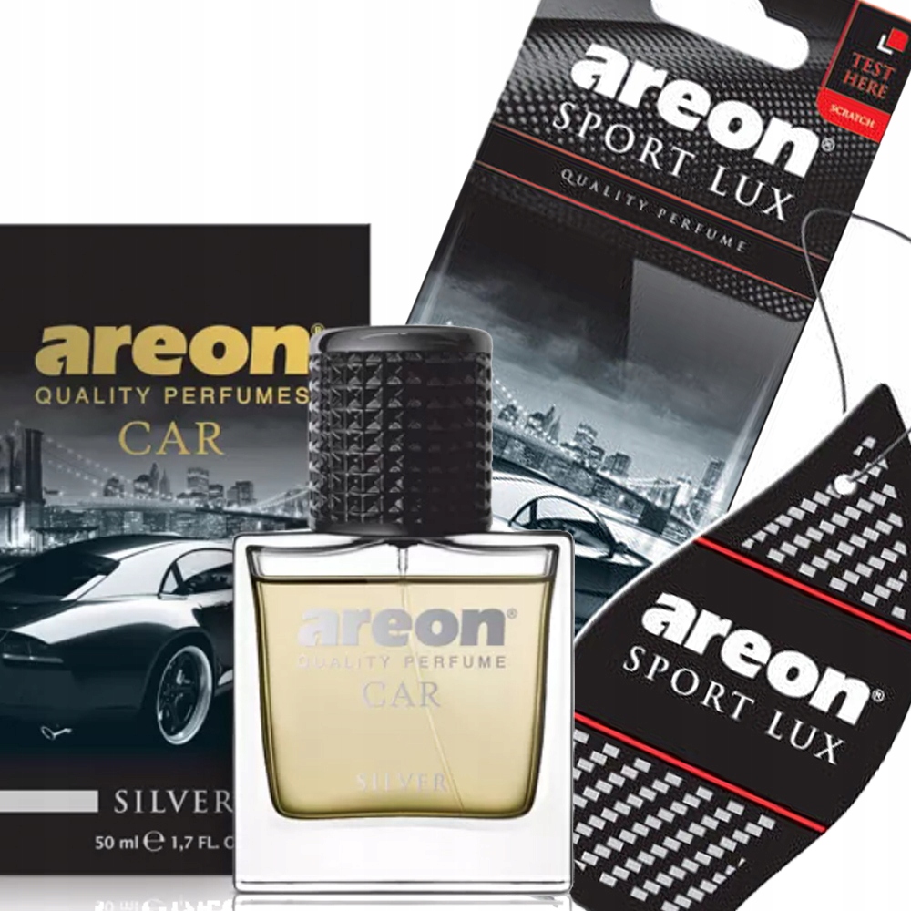 

Areon Lux Silver zapach do auta Perfumy +zawieszka