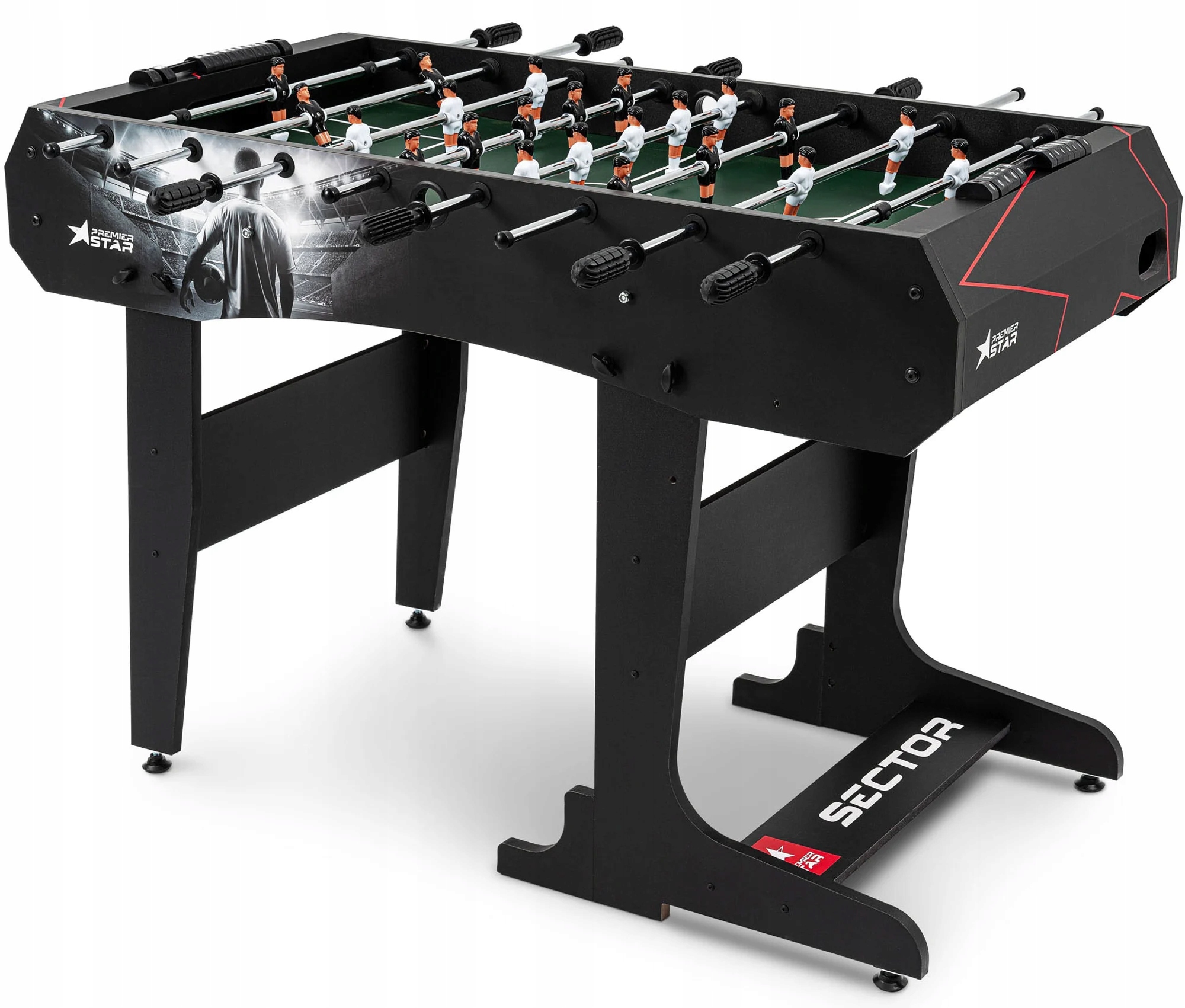Stół do piłkarzyków składany gra zręcznościowa stołowa piłka piłkarzyki
