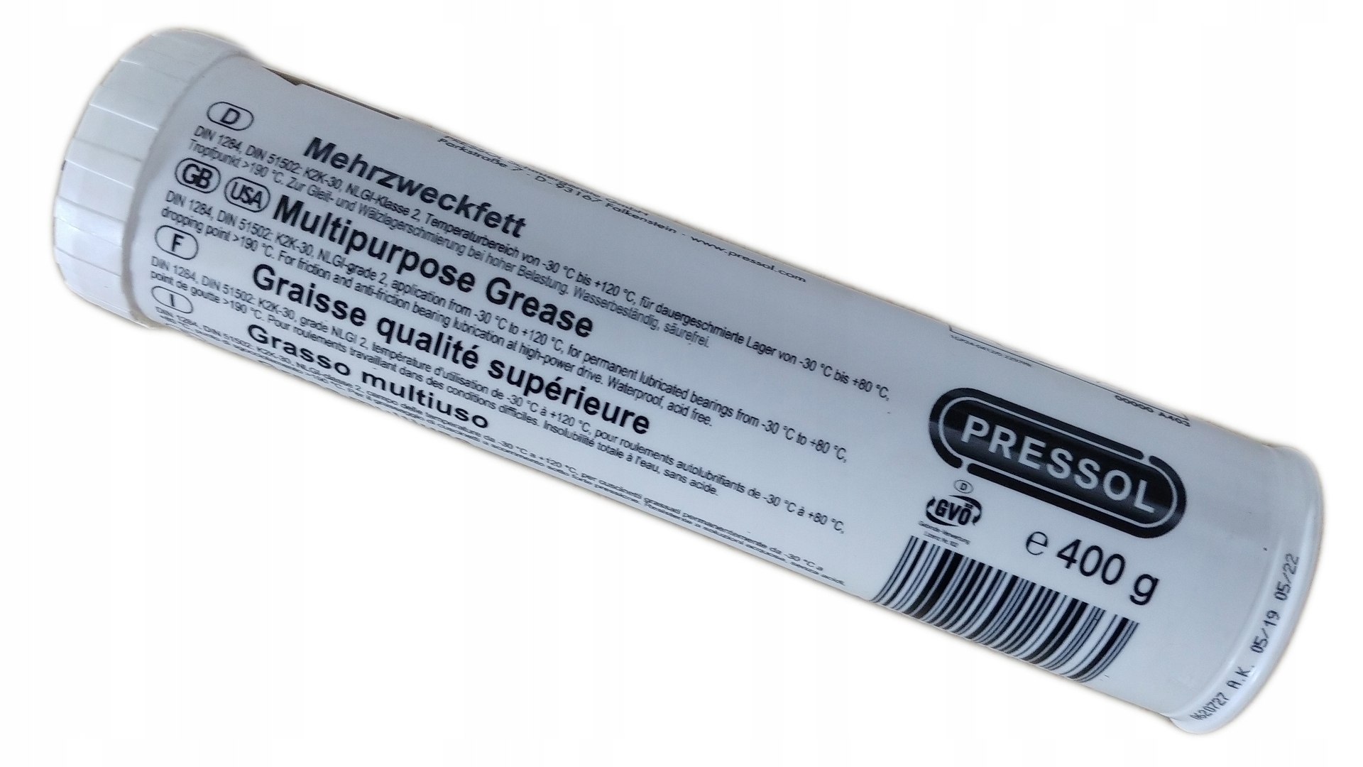 

Smar Pressol 400 g Tuba Kartusz