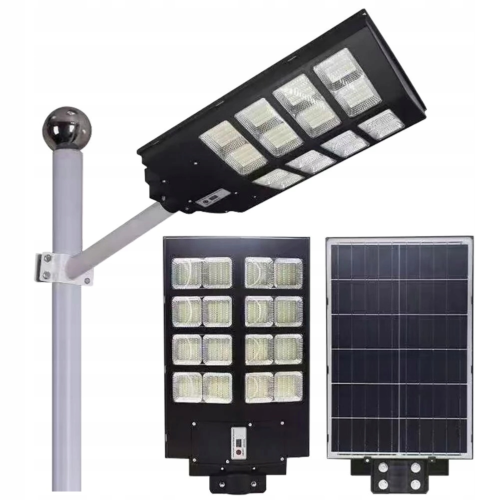 

Ogromna Lampa Solarna Latarnia Ogród Czujnik 400W