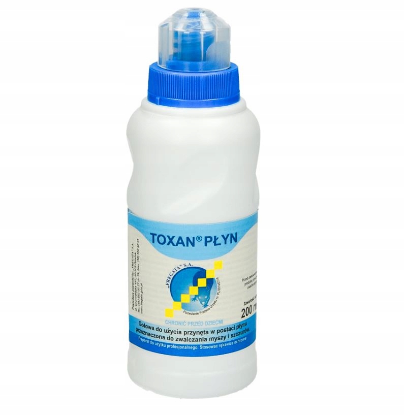TOXAN TEKUTÝ JED PRE MYŠI, POKRKANY, HLODAVCE, 200 ml