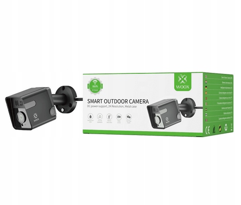 Kamera zewnętrzna Czujnik RuchuWIFI 3MP 2K 2304x1296 Tuya Woox