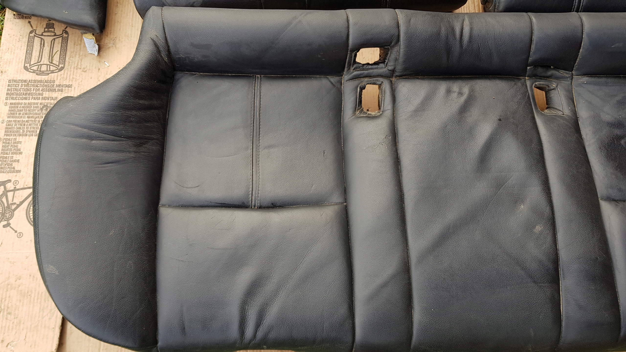 BMW E39 Sitz Sitz Leder SKORZANE KOMBI