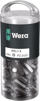 Bit 1/4" DIN3126E6,3 pre skrutky s hlavicou s zásuvkou Torx T15x25mm 100 kusov Wera