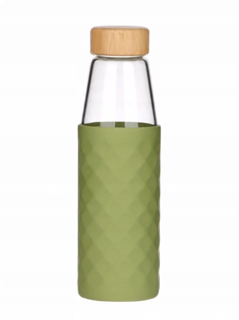 

Bidon Eko Butelka szklana z silikonem 500 ml Caro