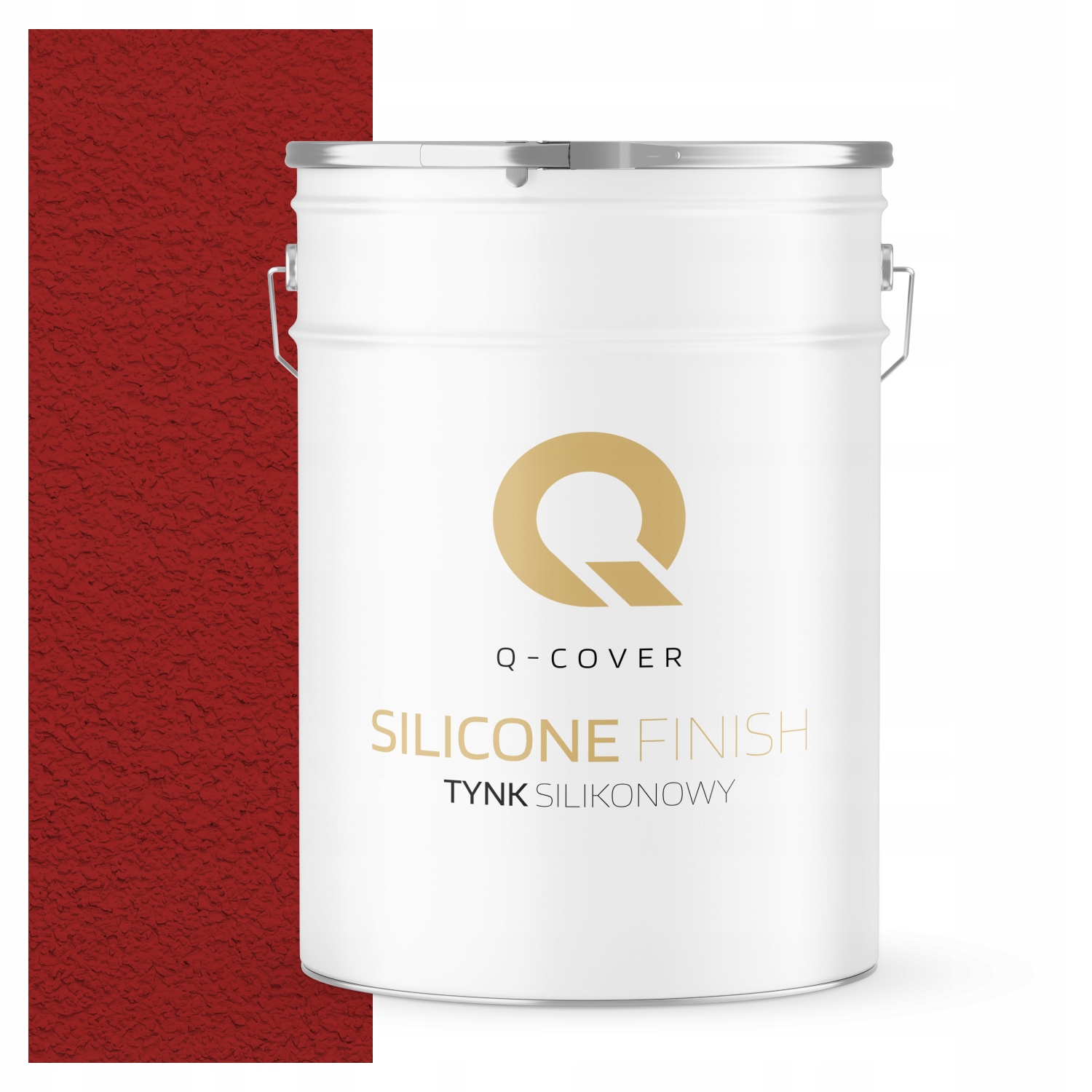 Silikonová Fasádní Omítka Červená 25 Kg Beránek Granulace 1.5 mm Ral 3001