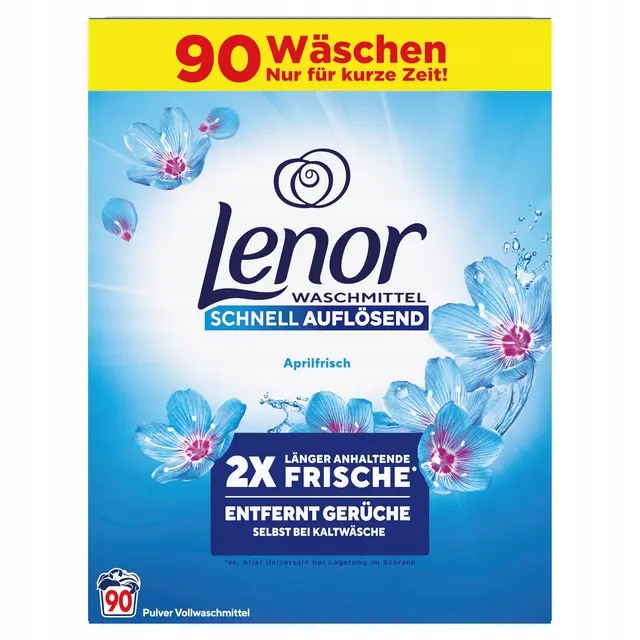 Levně Lenor 90p/ 4,95 kg Aprilfrisch Universal prací prášek