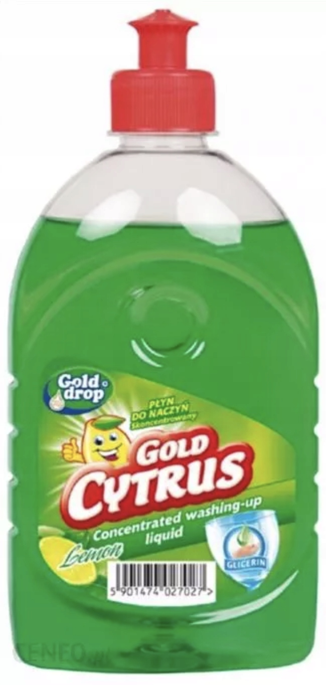 

Gold Cytrusek Płyn Do Naczyń Cytrynowy 500 ML