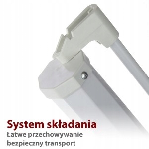 Ekran ręczny na statywie 4:3 120'' 244x183cm TS Model ER T120 4:3