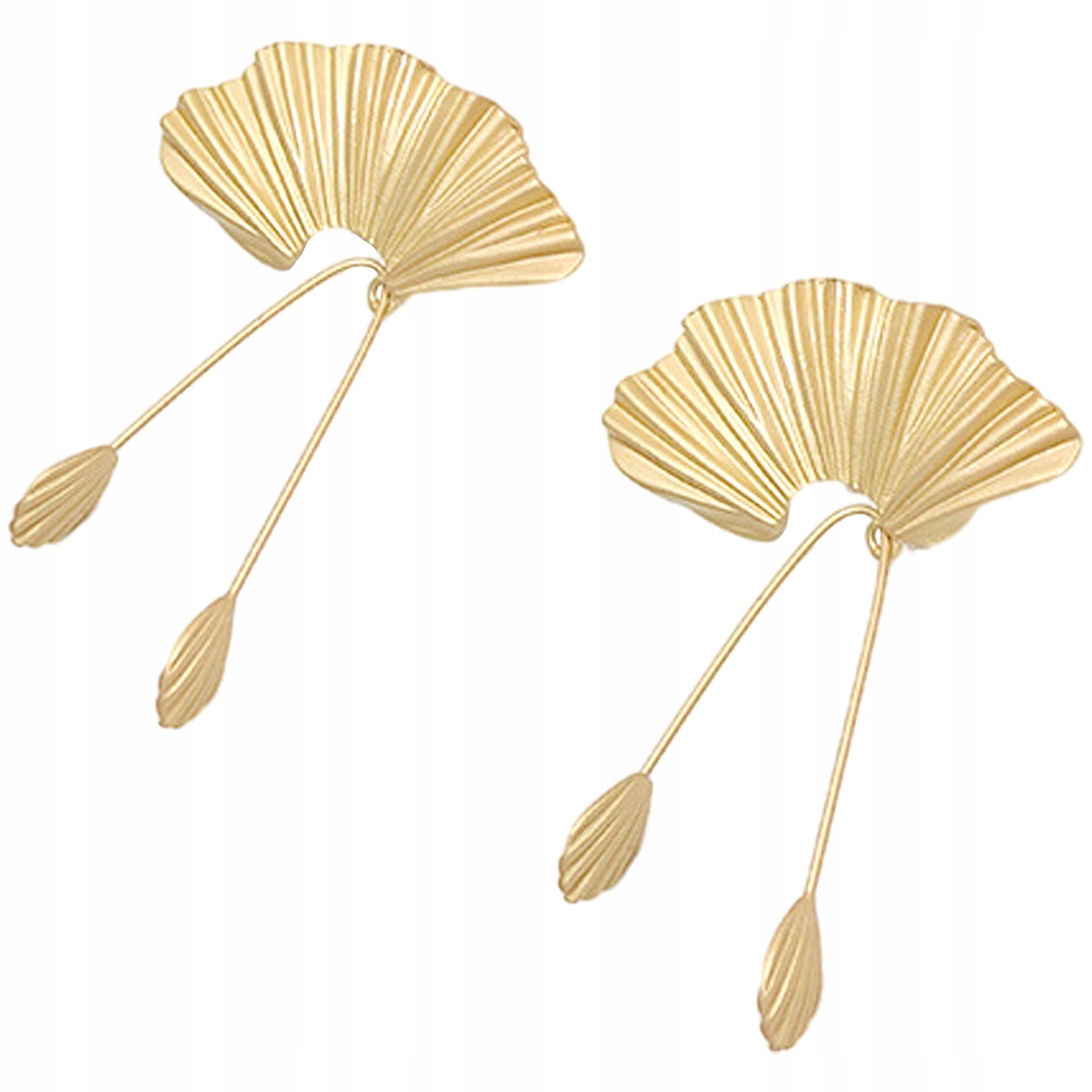 ZŁOTE WISZĄCE KOLCZYKI WISZĄCE NASTOLETNIE DZIEWCZYNY