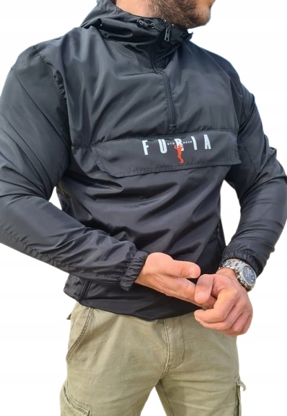 Furia Pánská bunda Klokanka Logo Black M