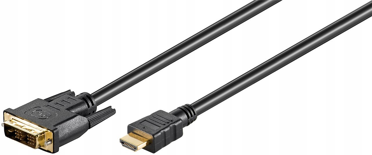 Goobay Dvi-d/hdmi cable, gold-plated Hdmi to DVI-D