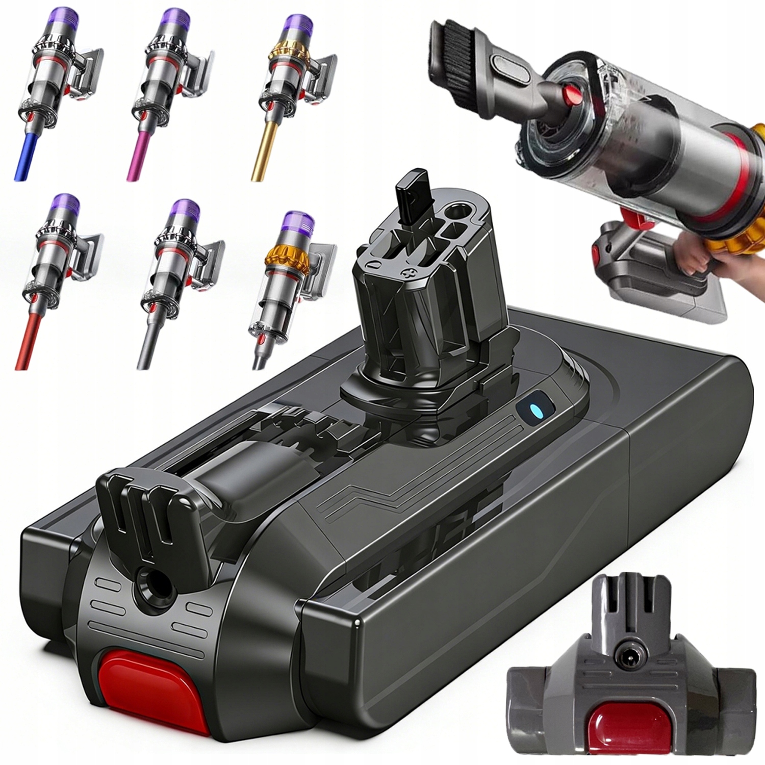 Baterie Akumulátor Pro Vysavač Dyson V11 V15 SV15 SV16 SV22 25,2V 3900MAH