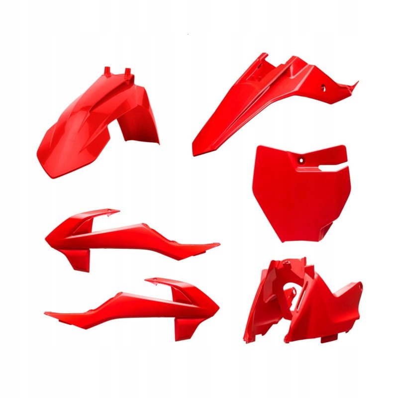 Polisport Sada Plastov Gas Gas MC 65 21-24 Farba Červená