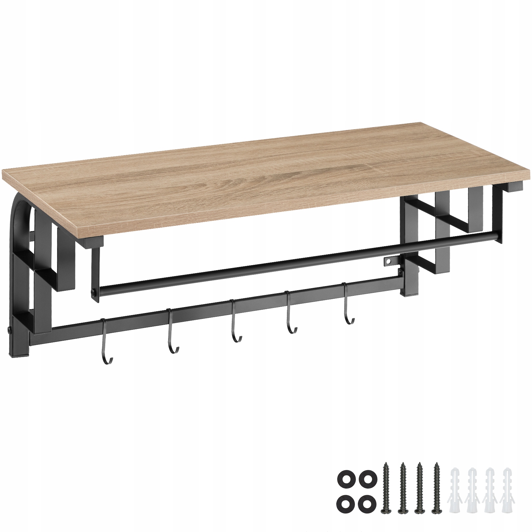 

Wieszak wiszący industrialny jasny 404434