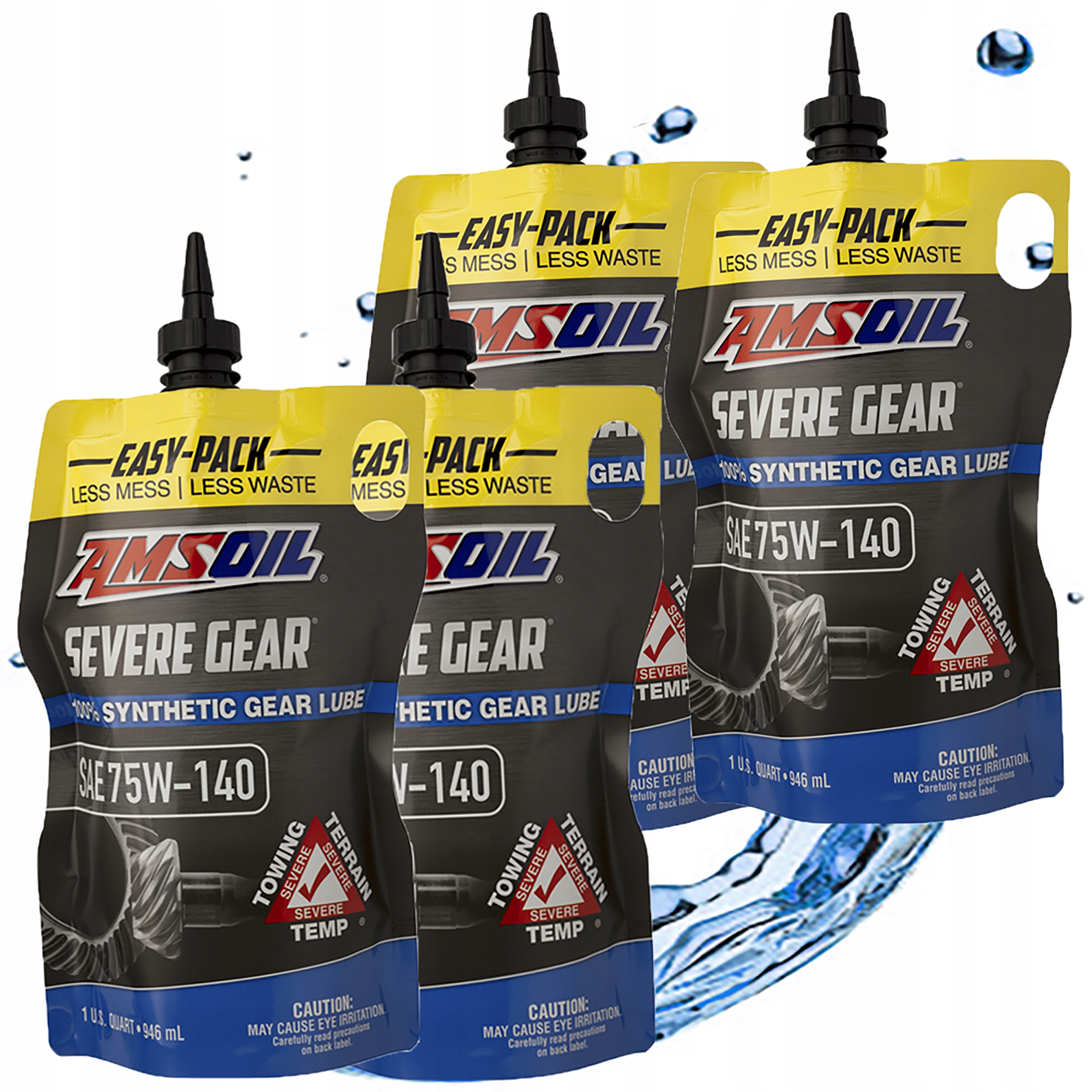 Prevodový Olej Amsoil 75V140 100 % Synthetic Severe Gear Ep Lube 3,784L