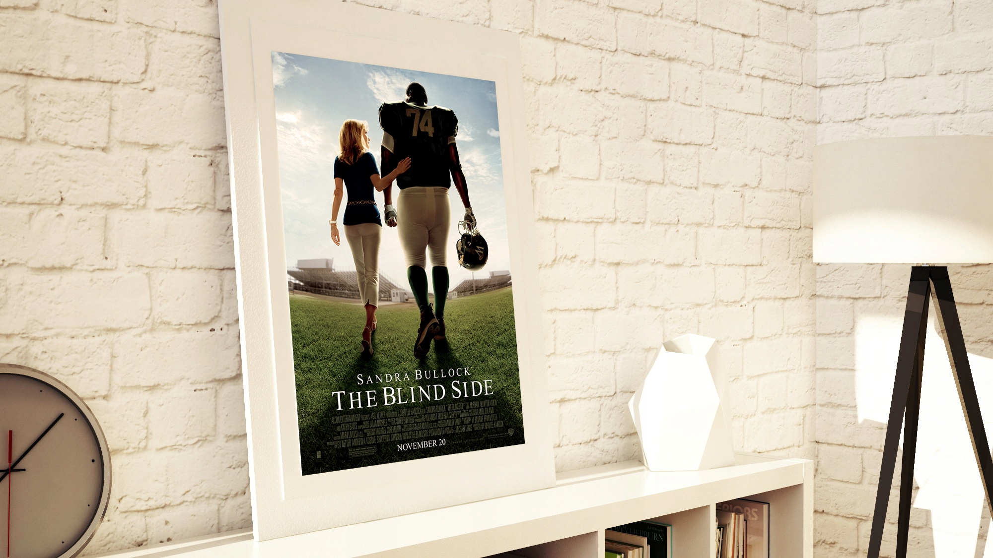 Plakat The Blind Side Wielki Mike Sandra Bullock Nazwa Plakat