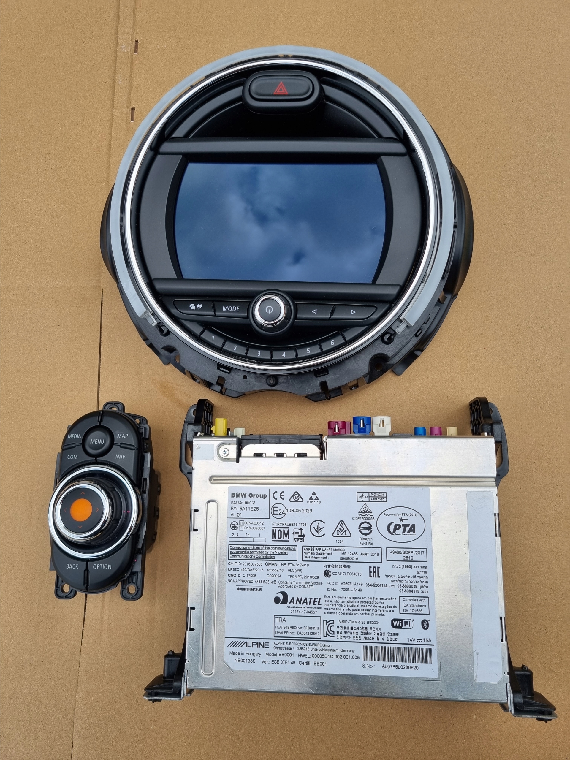 5A11E25 - Навігаційний комплект MINI COOPER F55 F56 F57 LCI LIFT